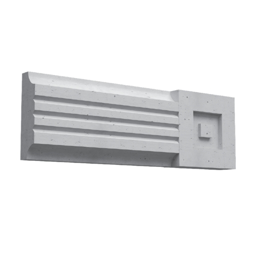 Элегантный фасадный наличник AN-24-1-K1 для стильного оформления фасада