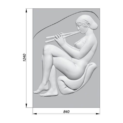 Элегантный барельеф ABA124-5 для стильного интерьера