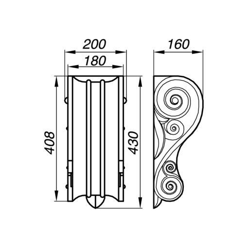 Надежный кронштейн AKR43-1 для крепления телевизоров и мониторов