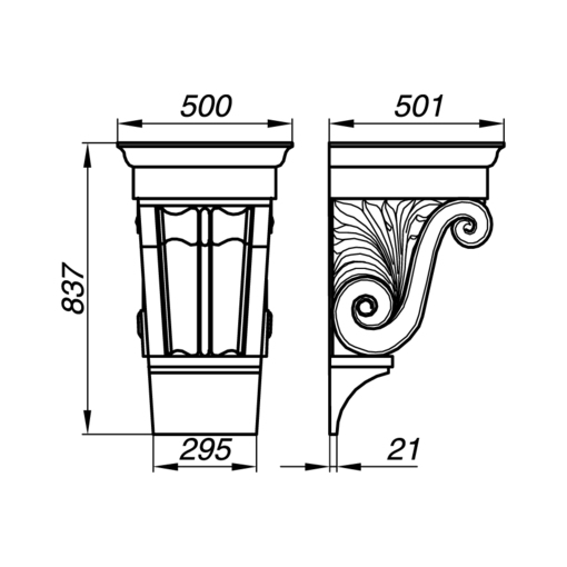Надежный кронштейн AKR83-1 для крепления телевизоров и мониторов