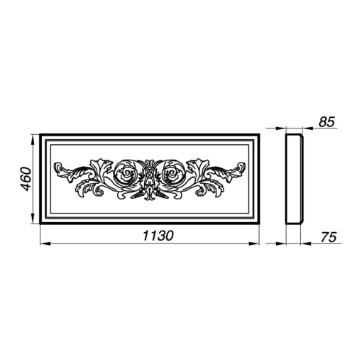 Филенчатая дверь AFL113-46: стильный и надежный выбор для вашего интерьера