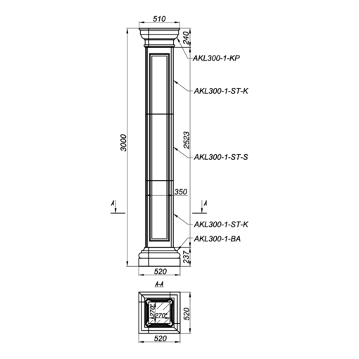 Высококачественная колонна AKL300-1 для эффективного SEO продвижения
