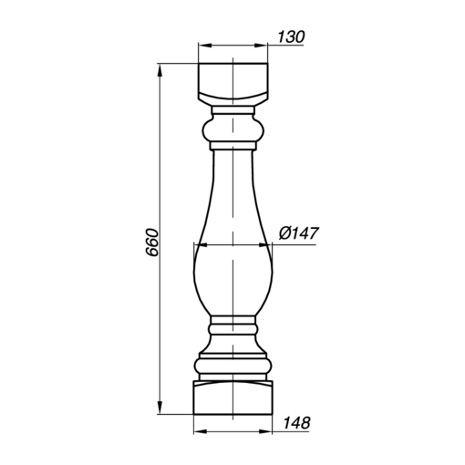 Балясина ABL66-1: Элегантное решение для вашего интерьера