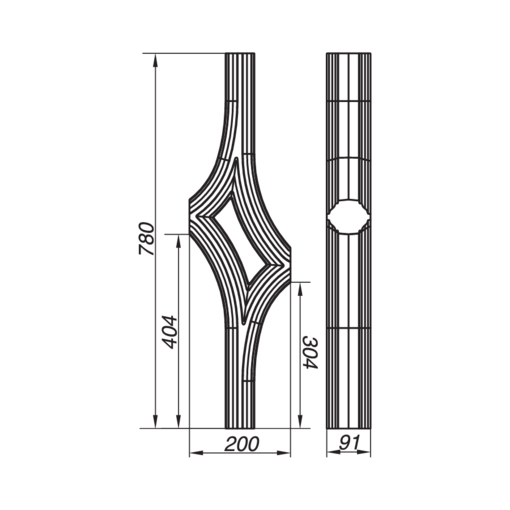 Балясина ABL78-11: элегантное решение для вашего интерьера