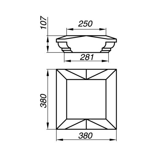 Идеальная крышка тумбы AKT10-1-S для стильного и функционального интерьера