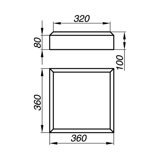Идеальная крышка тумбы AKT10-2-O для стильного и функционального интерьера