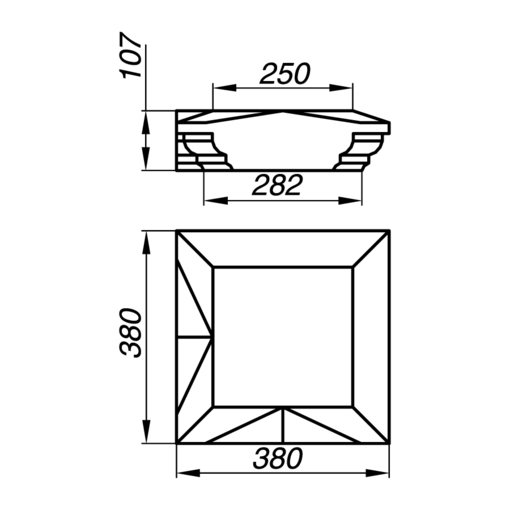 Идеальная крышка тумбы AKT10-3-P для стильного и функционального интерьера