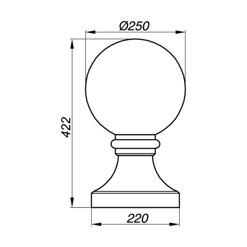 Навершие AOG42-1: Высококачественное решение для надежного крепления