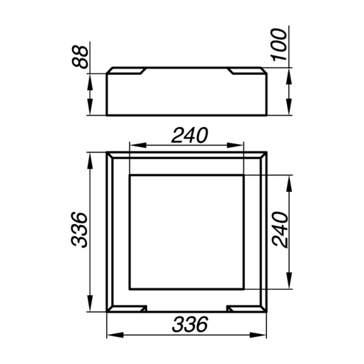 Основание тумбы балюстрады AOT10-1-K: Надежность и стиль для вашего интерьера