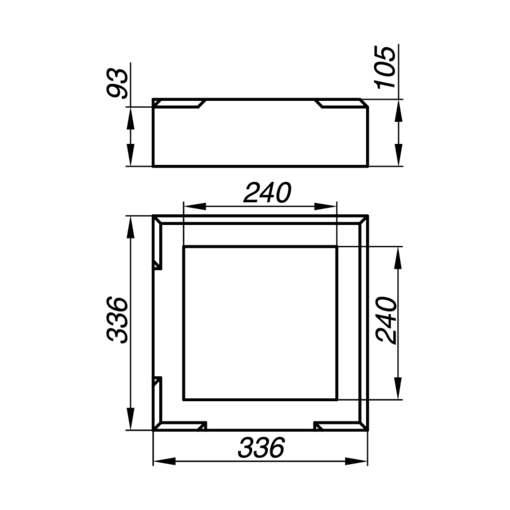 Основание тумбы балюстрады AOT10-2-P: Надежность и Элегантность в Каждой Детали