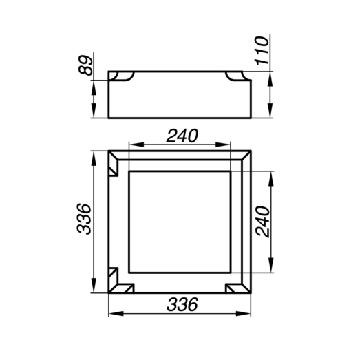 Основание тумбы балюстрады AOT11-2-P: Надежность и Элегантность для Вашего Интерьера