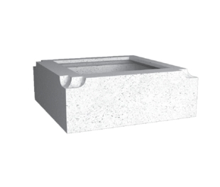 Основание тумбы балюстрады AOT12-1-P