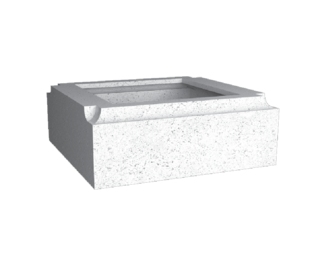 Основание тумбы балюстрады AOT12-2-S