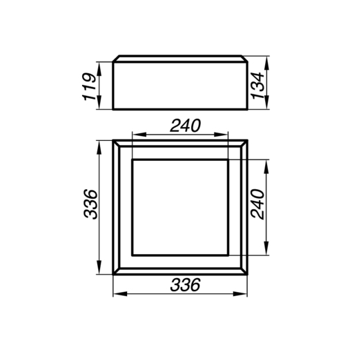 Основание тумбы балюстрады AOT13-1-K: Надежность и Элегантность для Вашего Интерьера