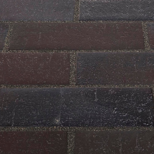 Элегантный и долговечный клинкерный кирпич Stroeher Spaltklinker 336 Metallic Schwarz для стильного фасада