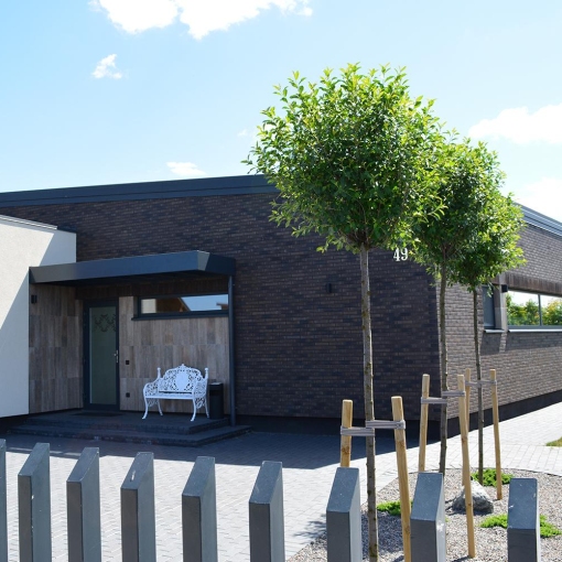 Фасадная клинкерная плитка Feldhaus Klinker VASCU R745: Надежность и Эстетика для Вашего Дома