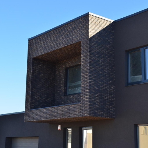 Фасадная клинкерная плитка Feldhaus Klinker VASCU R739 – идеальный выбор для долговечного и стильного фасада