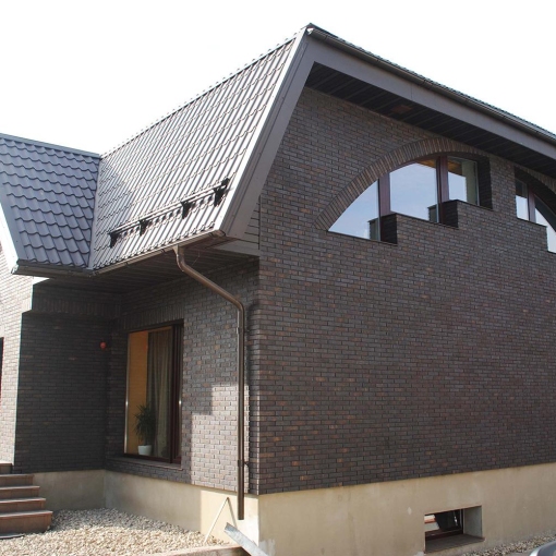 Фасадная клинкерная плитка Feldhaus Klinker VASCU R738 - идеальное решение для долговечного и стильного фасада