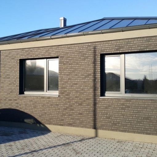 Клинкерная фасадная плитка Feldhaus Klinker VASCU R736 для стильного и долговечного фасада