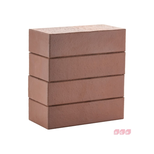 Кирпич лицевой полнотелый красный флэш – прочный облицовочный материал с эффектом плавного перехода оттенков для фасадов и декоративной кладки