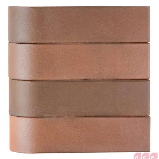 Кирпич лицевой полнотелый красный флэш – прочный облицовочный материал с эффектом плавного перехода оттенков для фасадов и декоративной кладки