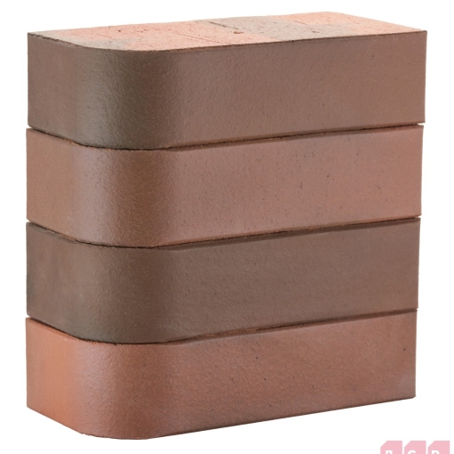 Кирпич лицевой полнотелый красный флэш – прочный облицовочный материал с эффектом плавного перехода оттенков для фасадов и декоративной кладки