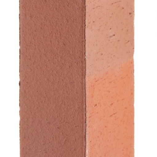 Кирпич лицевой полнотелый красный флэш – прочный облицовочный материал с эффектом плавного перехода оттенков для фасадов и декоративной кладки
