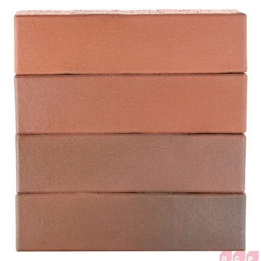 Кирпич лицевой полнотелый красный флэш – прочный облицовочный материал с эффектом плавного перехода оттенков для фасадов и декоративной кладки