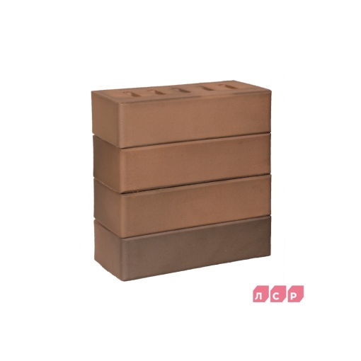 Кирпич лицевой полнотелый светло-коричневый флэш – прочный и эстетичный облицовочный материал с натуральным оттенком и эффектом плавного перелива цвета для фасадов и заборов