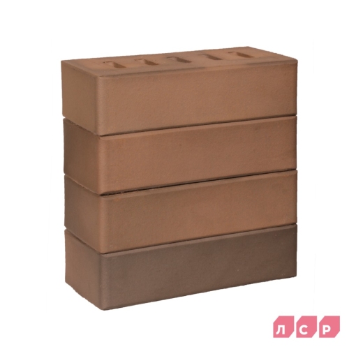 Кирпич лицевой полнотелый светло-коричневый флэш – прочный и эстетичный облицовочный материал с натуральным оттенком и эффектом плавного перелива цвета для фасадов и заборов