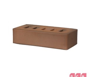 Кирпич лицевой полнотелый светло-коричневый флэш