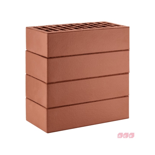 Кирпич лицевой пустотелый красный – прочный и лёгкий облицовочный материал классического цвета для фасадов, цоколей и декоративной кладки