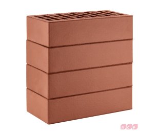Кирпич лицевой пустотелый красный
