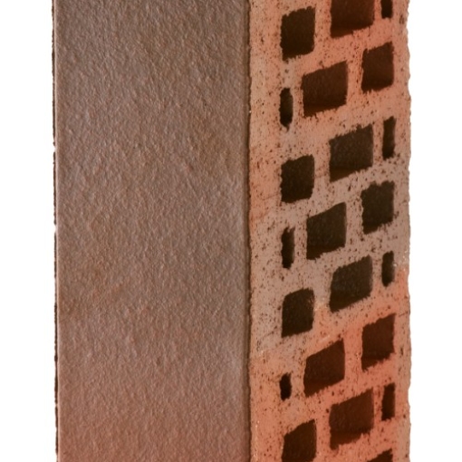 Кирпич лицевой пустотелый красный флэш – лёгкий и прочный облицовочный материал с эффектом плавного перехода оттенков для фасадов, цоколей и декоративной кладки