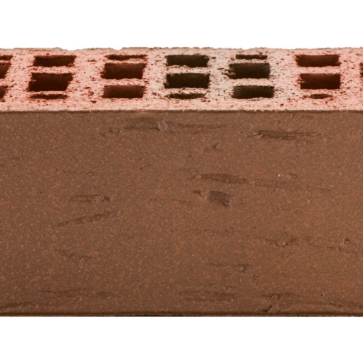 Кирпич лицевой пустотелый красный флэш – лёгкий и прочный облицовочный материал с эффектом плавного перехода оттенков для фасадов, цоколей и декоративной кладки