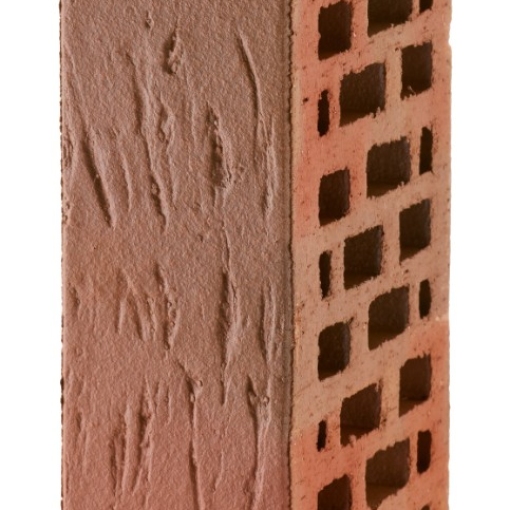Кирпич лицевой пустотелый красный флэш – лёгкий и прочный облицовочный материал с эффектом плавного перехода оттенков для фасадов, цоколей и декоративной кладки