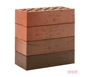 Кирпич лицевой пустотелый красный флэш