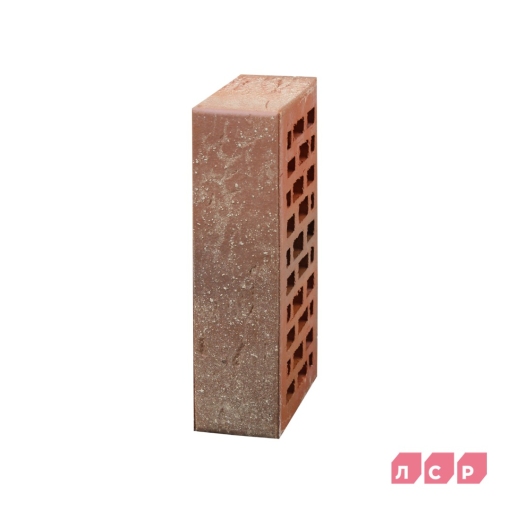 Кирпич лицевой пустотелый красный флэш с пепельной посыпкой – лёгкий и прочный облицовочный материал с оригинальным декоративным эффектом для фасадов, цоколей и заборов