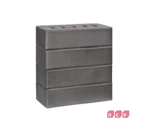 Кирпич лицевой пустотелый красный флэш с пепельной посыпкой ультра