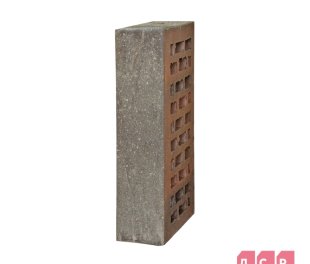 Кирпич лицевой пустотелый красный флэш с пепельной посыпкой ультра