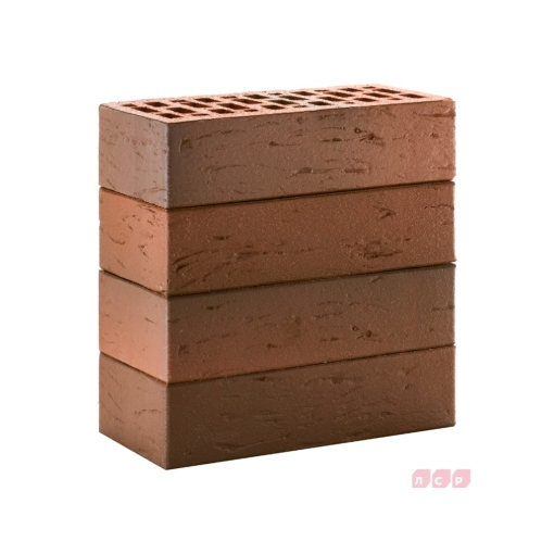 Кирпич лицевой пустотелый красный флэш тёмный – прочный и лёгкий облицовочный материал с насыщенными оттенками красного и тёмного флэш-обжига для стильных фасадов и декоративной кладки