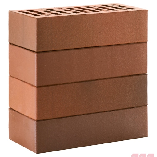 Кирпич лицевой пустотелый красный флэш тёмный – прочный и лёгкий облицовочный материал с насыщенными оттенками красного и тёмного флэш-обжига для стильных фасадов и декоративной кладки