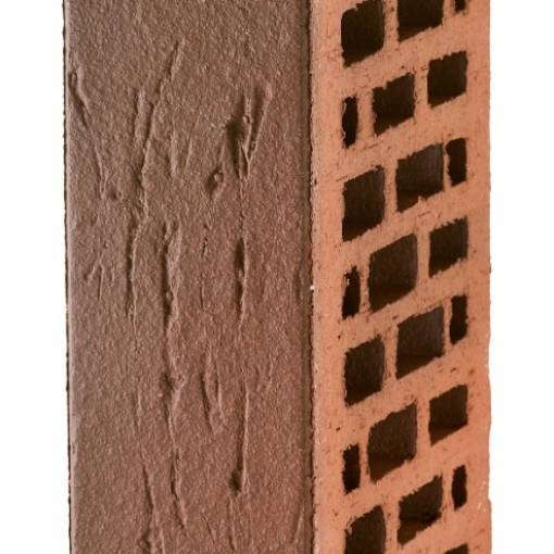 Кирпич лицевой пустотелый красный флэш тёмный – прочный и лёгкий облицовочный материал с насыщенными оттенками красного и тёмного флэш-обжига для стильных фасадов и декоративной кладки