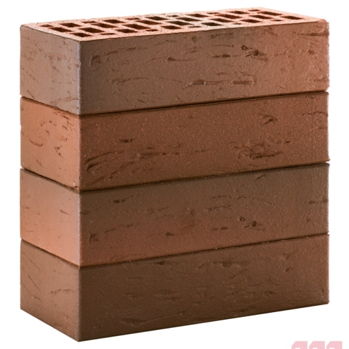 Кирпич лицевой пустотелый красный флэш тёмный – прочный и лёгкий облицовочный материал с насыщенными оттенками красного и тёмного флэш-обжига для стильных фасадов и декоративной кладки