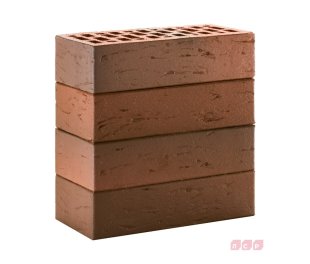 Кирпич лицевой пустотелый красный флэш тёмный