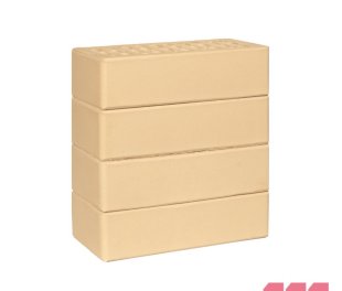 Кирпич лицевой пустотелый пшеничный