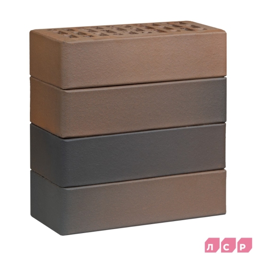 Кирпич лицевой пустотелый светло-коричневый флэш – лёгкий и прочный облицовочный материал с эффектом плавного перехода оттенков для стильных фасадов, цоколей и декоративной кладки