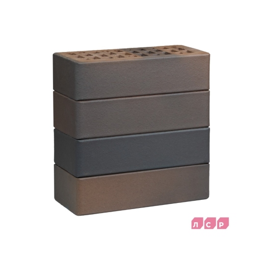 Кирпич лицевой пустотелый светло-коричневый флэш Ультра – современный и прочный облицовочный материал премиум-класса с эффектом флэш-обжига и мягкими переходами оттенков для фасадов и декорат