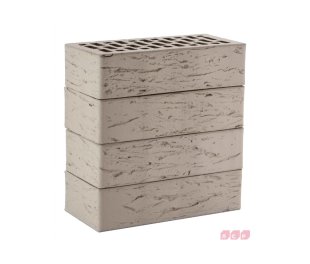 Кирпич лицевой пустотелый серый