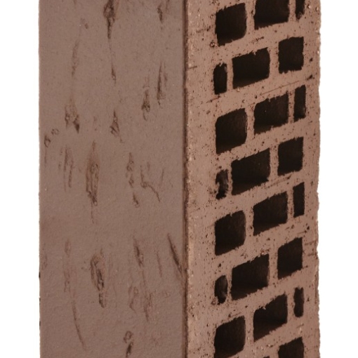 Кирпич лицевой пустотелый тёмно-коричневый – прочный и лёгкий облицовочный материал с глубоким насыщенным оттенком для фасадов, цоколей и декоративных стен